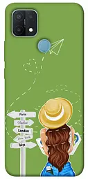 Чохол Demsky Travel girl для Oppo A15s / A15