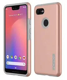 Протиударний двошаровий чохол Incipio DualPro для Google Pixel 3 XL (6.3") Metallic Rose Gold Gray - мініатюра 4