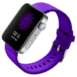 Ремінець до смарт-годинника BeCover Silicone для Xiaomi Mi Watch Purple (704519) - мініатюра 2