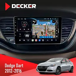 Штатна магнітола Dodge Dart 2012-2016 Decker D9-011 4x64, DSP, 4G, 360 Decker (НФ-00009754)
