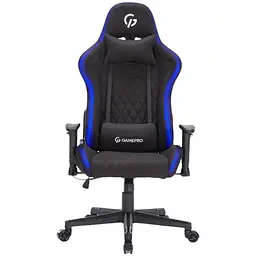 Ігрове крісло GamePro RGB Size L Fabric Black (GC700FB) - мініатюра 4
