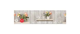 Кухонний фартух Happy Pocket Home вінілова наклейка ПВХ дошки квіти затишок Текстура Сірий 65х250 см Z180894 - мініатюра 7