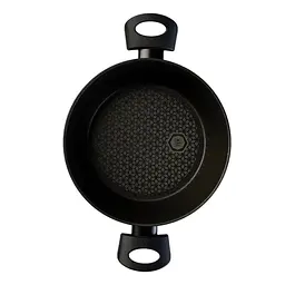 Кастрюля з кришкою TVS Diamante Induction 24 см 3.5 л чорна (00000022008) - мініатюра 2