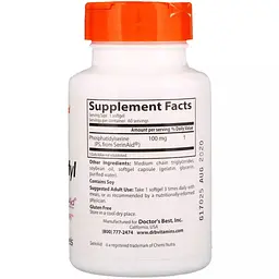 Фосфатидилсерин Doctor's Best Phosphatidylserine with SerinAid 100 мг 60 желатинових капсул - мініатюра 2