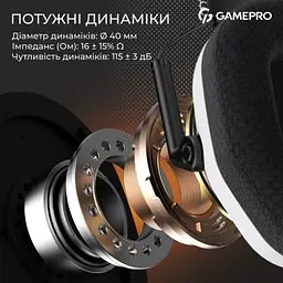 Навушники GamePro Genesis Mercury Pro 3-Mode White (HSW120W) - мініатюра 10