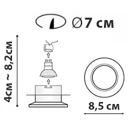 Точковий світильник Friendlylight Salemo FL1105 - мініатюра 3