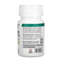 Вітамінно-мінеральний комплекс Kyolic Екстракт часнику, 1000 мг, Aged Garlic Extract, Cardiovascular, 30 веганськ (WAK25063) - мініатюра 3