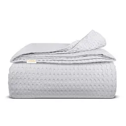 Плед-покривало Cosas Waffle Weave Silver 160х230 см (Blanket_96Silver_WaffleWeave_160x230)