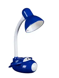 Настільна лампа офісна Splendid Ray NSM-999, E27, 40W, блакитний/білий, регульована висота
