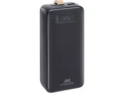 Зовнішній акумулятор (Power Bank) RIVACASE 30000mAh 65W Black (VA1083)