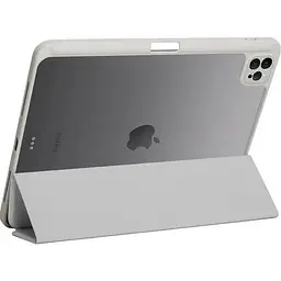 Чохол-книжка BeCover Soft Edge TPU з кріпленням Apple Pencil для Apple iPad Pro 11" M4 2024 Gray (711715) - мініатюра 2