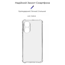 Чохол до мобільного телефона Armorstandart Air Force OPPO A78 4G Camera cover Transparent (ARM73471) - мініатюра 3