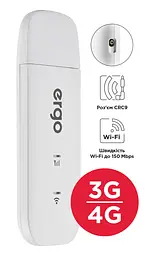LTE USB Wi-Fi роутер W023-CRC9 Ergo teh0022579 - мініатюра 2