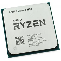 Процесор AMD Ryzen 3 3100 (100-000000284) (Socket AM4, 8T, 3.9 ГГц, Tray) Б/в