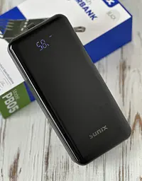 Зовнішній акумулятор Sunix PB-05 50000 mAh із захищеною лампою чорний - мініатюра 4