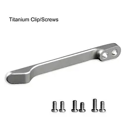 Клипса карманная титановая Civivi T001C с титановыми винтами - миниатюра 2