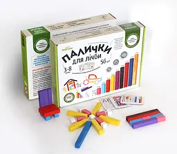 Палички для лічби, 900385, кольорові, 56 шт.