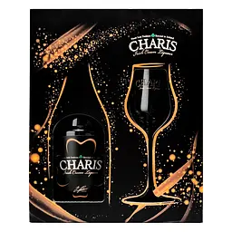 Набір Лікер Charis 0,7л 17% + бокал 135 мл - мініатюра 6