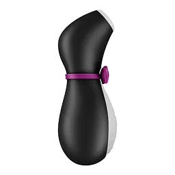 Вакуумний кліторальний стимулятор Satisfyer Penguin чорний - мініатюра 4