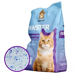 Наповнювач силікагель лаванда PAWSTER 3,8 L (1,5кг) 1-8 mm