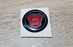 Емблема керма Газ Волга 3110, 31105 Ø29 мм (на скотчі) OEM: 31105-3402022 - мініатюра 3