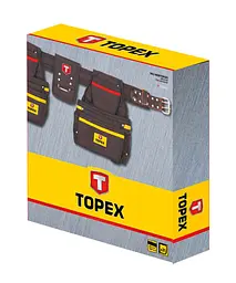 Пояс для інструменту , 21 відділення, металевий тримач молотка Topex hoz0012808 - мініатюра 3
