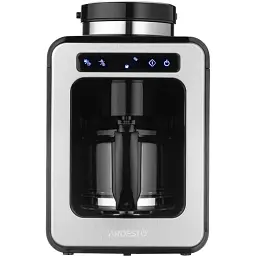 Кавоварка Ardesto FCM-DG064, Black/Inox, 600W, крапельна, резервуар 0.5л, зерно + мелена, дисплей - мініатюра 2
