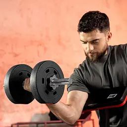 Гриф гантельний Hop-Sport 40см (30мм) - мініатюра 10