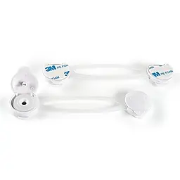 Замок-блокатор універсальний довгий MBM Kids 2 шт білий (BS-15 WHITE) - мініатюра 7