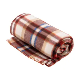 Плед Ardesto Fleece 100% поліестер клітинка біло-коричневий 130 x 160 см (ART0720PB) - мініатюра 2