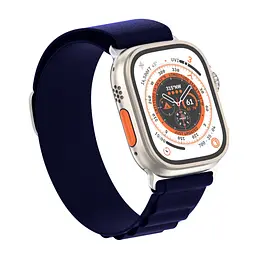Ремінець для Apple Watch 42 (Series 11-10)/41/40/38, синій, Alpine Loop Alpina Band, тканинний поліестеровий ремінець для смарт-годин, дихаючий, для активного відпочинку та спорту, ArmorStandart (ARM74197) - мініатюра 2