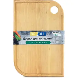 Дошка обробна Brizoll бук 30х20х1.8 см (D002) - мініатюра 3