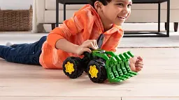 Трактор John Deere Kids пластик 30х17х18 см зелений жовтий чорний - мініатюра 11