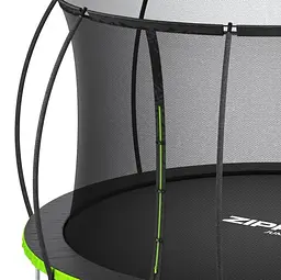 Батут із внутрішньою сіткою Zipro Jump Pro Premium 14 футів 435 см чорно-зелений (5907783039461) - мініатюра 2