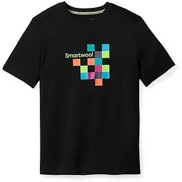 Футболка Smart Wool Men's Merino 150 Logo Tee Black S (1033-SW 16059.001-S)