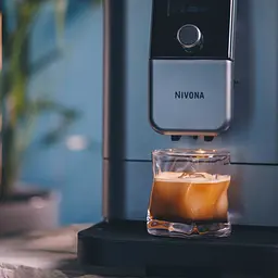 Nivona Кавомашина Nivona CafeRomatica, 1.8л, зерно+мелена, автомат.капуч, дисплей, авторецептів -9, пригот, холодної кави, перлинно-блакитний - мініатюра 5