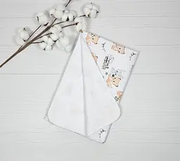 Пелюшка дитяча a.l.babybox Казкові друзі багаторазова непромокальна 50х80 см (N 29379190) - мініатюра 2