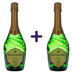 Вино ігристе Mondoro Asti DOCG біле солодке 0.75 л х 2 шт. 