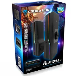 Акустична система 2.0 Media-Tech Soundbar з Bluetooth ARAGOR 8Вт., RGB Light - мініатюра 5