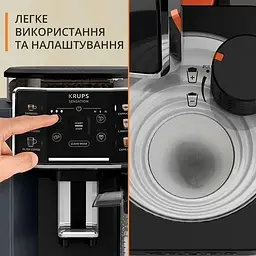 Кавомашина Krups Sensation Milk M90 (EA912B10) - мініатюра 2