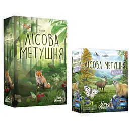 Настільна гра Lords of Boards Лісова метушня з доповненням Альпи (укр.) (LOB2329UA+1)