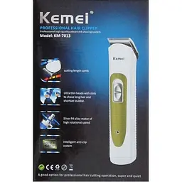 Тример для бороди та вусів Kemei KM 7013 з насадкою яка регулюється по довжині - мініатюра 3