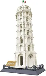 Конструктор Архітектура  Wange 3D Пізанска Башня Tower of Pisa 5214 для дітей та дорослих 1390 деталі