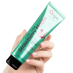 Лубрикант на водній основі Orgie Lube Tube Strawberry Mojito, 100 мл - мініатюра 4