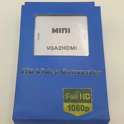 Конвертер адаптер з VGA в HDMI перехідник перетворювач 1080P відео та аудіо UKC білий - мініатюра 14
