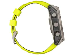 Спортивний годинник Garmin Fenix 8 47mm Solar Sapphire Titanium w. Amp Yellow/Graphite Silicone Band (010-02906-20/21) - мініатюра 7