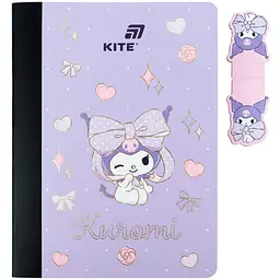 Блокнот KiteKuromi А5 60 аркушів клітинка HK-2 з магнітною закладкою (HK26-192-2) - мініатюра 2