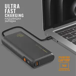 Павербанк 20000mAh VIDEX VPB-202C 75W Black VIDEX (28501-000) - мініатюра 12