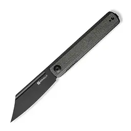 Ніж складаний Sencut Bronte SA08F Micarta чорний, чорне лезо - мініатюра 7