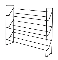 Етажерка для взуття Fabrika Home Art Neo 73х20х74 см Чорний (FK1079B)